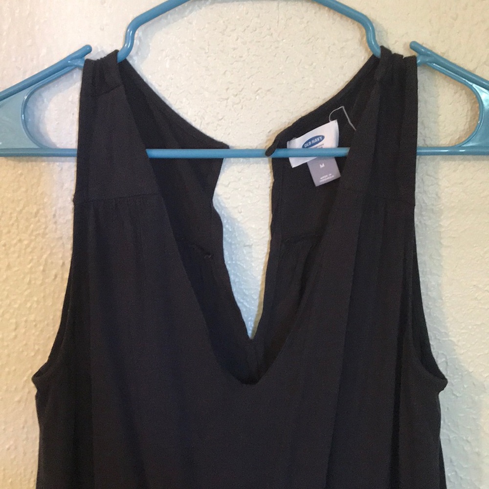 Comfy black jumpsuit.